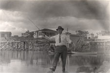 Howard fly fishing - Summer 1944