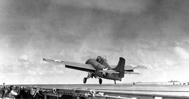 F4F-3 taking off