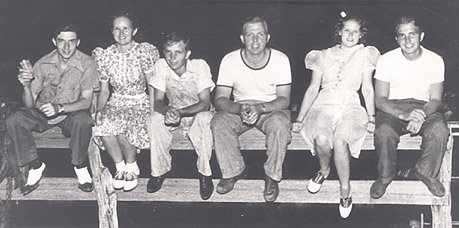 Richard, Geraldine, Roy, Howard, Bonnie, and Guy