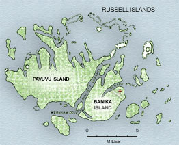 Russell Islands Map